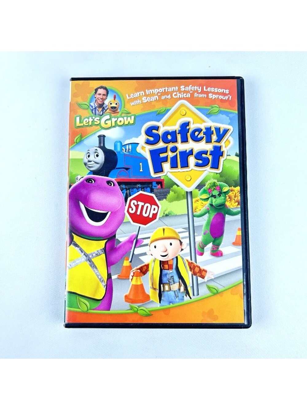 Thomas, Barney & Bob the Builder Lets Grow: Safety First DVD Sprout Sean & Chica